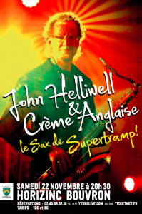 John Helliwell & Creme Anglaise (saxo de Supertramp)